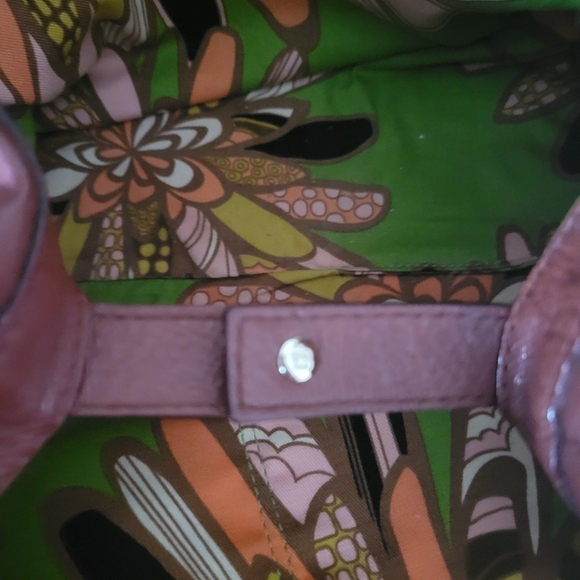 Kate Spade vintage brown leather and patent leather bag - Picture 9 of 11